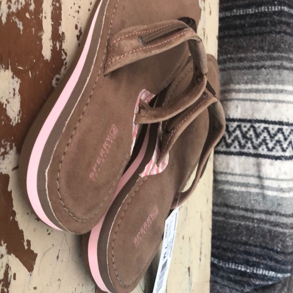 Sperry Riverside Thong Greige - Picture 2 of 2